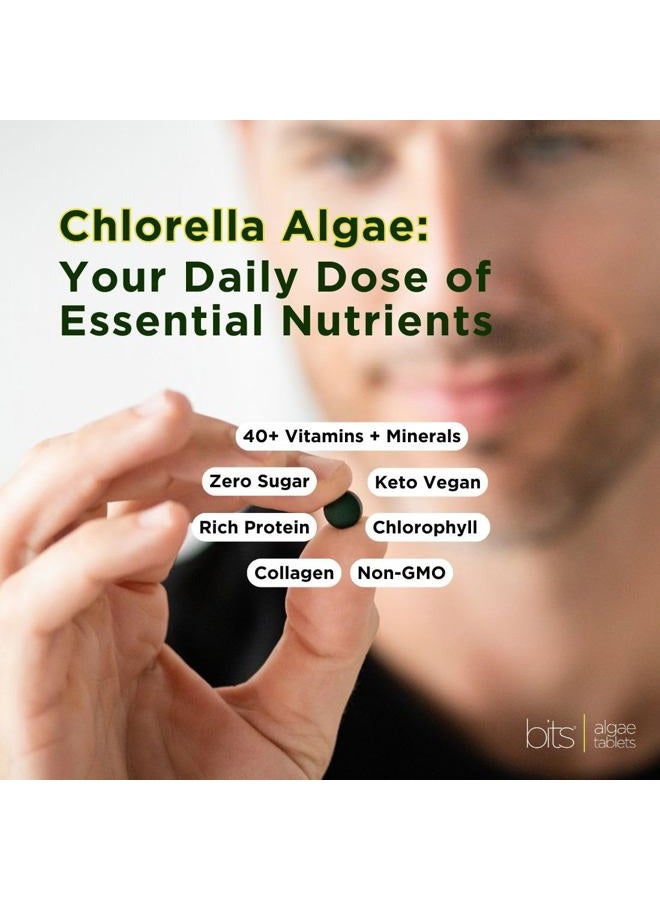 ENERGYBITS RECOVERYbits - Organic Chlorella Tablets - Plant-Based Algae Superfood - Chlorophyll - Cracked Cell Wall - Energy - Immune System - Detox - Keto - Vegan - Non-GMO - Large Bag - 1000 Tablets - Image 5