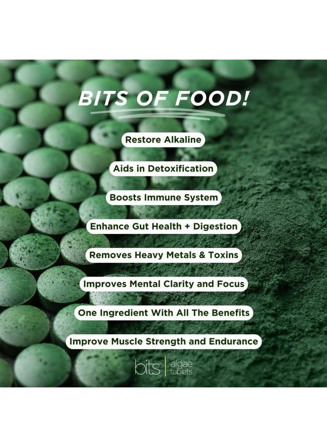 ENERGYBITS RECOVERYbits - Organic Chlorella Tablets - Plant-Based Algae Superfood - Chlorophyll - Cracked Cell Wall - Energy - Immune System - Detox - Keto - Vegan - Non-GMO - Large Bag - 1000 Tablets - Image 3