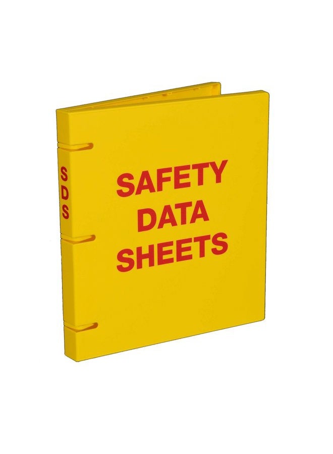 UniKeep Safety Data Sheets (SDS) Binder - 1.0 Ring Capacity, (3 Poly Rings) - Image 1
