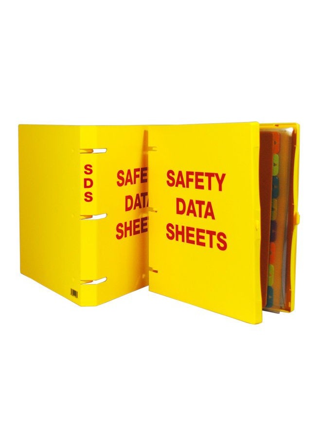 UniKeep Safety Data Sheets (SDS) Binder - 1.0 Ring Capacity, (3 Poly Rings) - Image 2
