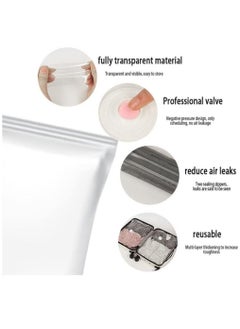 OKASA Premium Vacuum Storage Bag with Electric Pump, 6-Pack (2 Extra Large, 2 Large, 2 Medium), Reusable Space Saving Bag for Clothes, Mattresses, Blankets, Duvets, Pillows, Storage Space Saving.  - Image 5