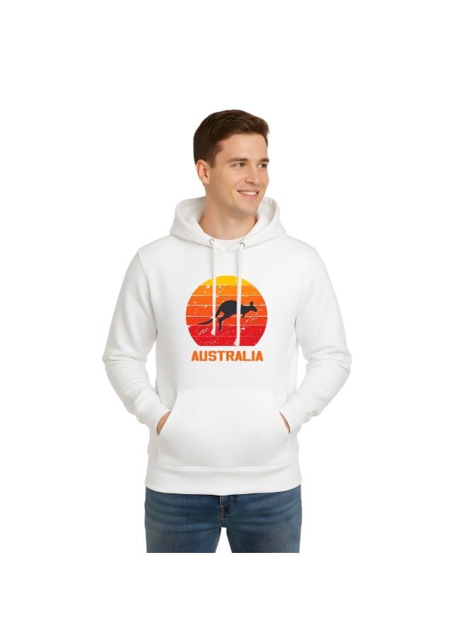 Australia Day Hoodie-Soft Cotton Pullover-Australia Themed Hoodie For Men And Women-Long Sleeve With Pockets-Perfect For Travel - Image 3