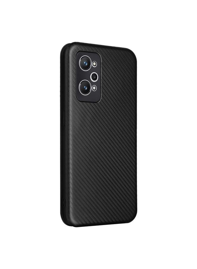 erorex Case For Realme GT Neo 3T / GT Neo2 5G Carbon Fiber Texture Flip Leather Phone Case - Image 3