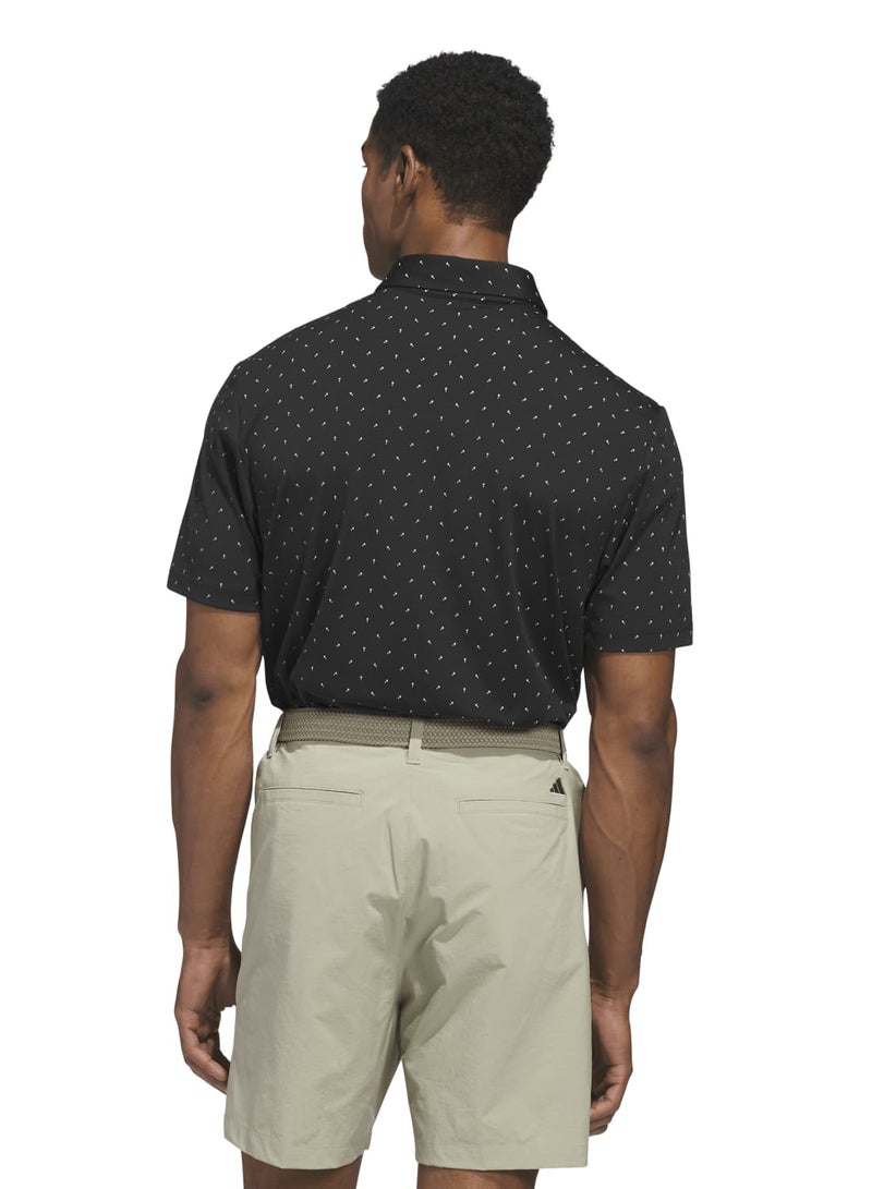 Adidas Ultimate365+ Mirco Print Polo Shirt - Image 2
