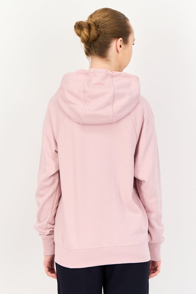 Nike هودي خارجي طويل الأكمام للنساء بحجم كبير، موف - Image 2