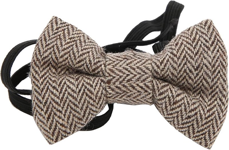 Coffee Baby Photography Props Gentleman Cap Bow Tie Set Newborn Photo Shoot - Image 3