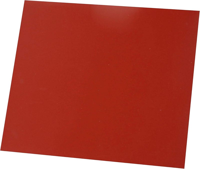 LMS Flexible Heat Resistant Silicone Rubber Sheeting, High Temp,Smooth Finish, Red 1/8 by 12 by 12 inch - Image 1