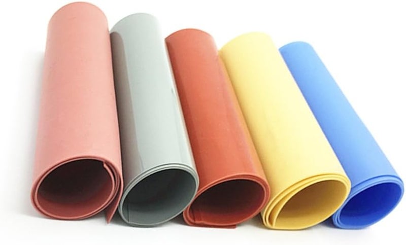 LMS Flexible Heat Resistant Silicone Rubber Sheeting, High Temp,Smooth Finish, Red 1/8 by 12 by 12 inch - Image 5