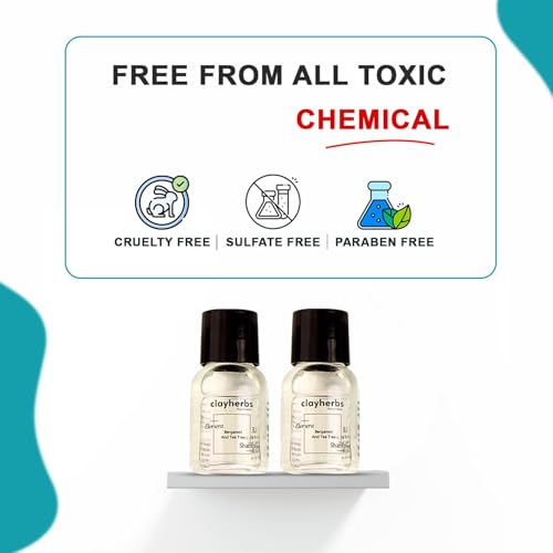 clayherbs 20ml Bulk Shampoo | Hair Wash | Hair Shampoo | Mini Travel Kit | Hotel Toiletries Kit | Hotel Kit | Guest Room Amenities | Guest House, Marriage Hall and Hospitality (Pack-100, Tea Tree and Bergamot Leaves) - Image 4