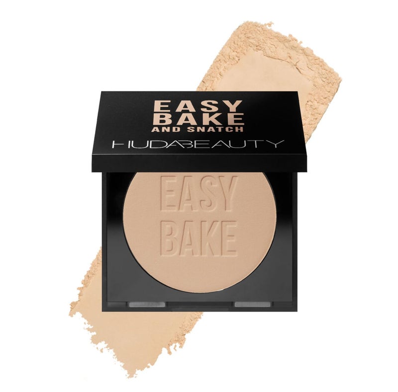 HUDA BEAUTY Easy Bake and Snatch Pressed Talc-Free Brightening and Setting Powder Poundcake - Image 1