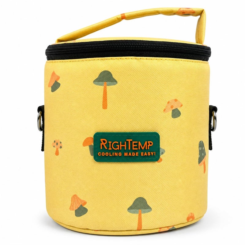 RighTemp Breastmilk Bag With 2 PCM Pouches 24 Hour Protection (Shrooms) - Image 1