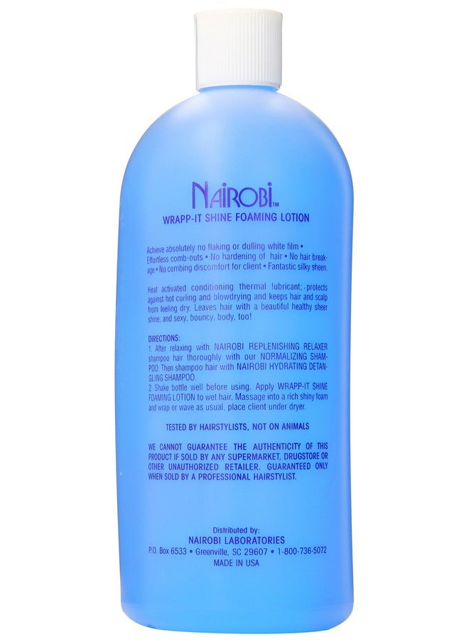 Nairobi Wrapp It Shine Foaming Lotion 32.0 Fluid Ounce  - Image 2