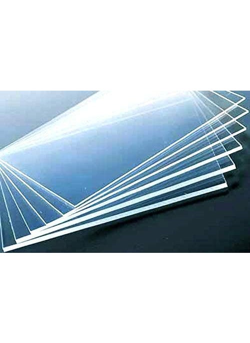 Woodcraft Original Woodcraft Original Acrylic Sheet Board Glass Transparent Clear Plexiglass Size 6x6 3mm Thickness Pack of 4 pcs for Glass Painting Craft and DIY Project 