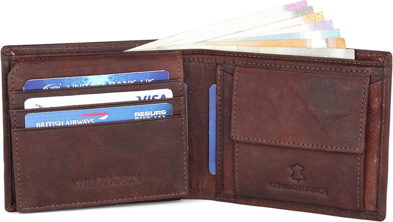 WildHorn India Brown Leather Men's Wallet (699704) - Image 3