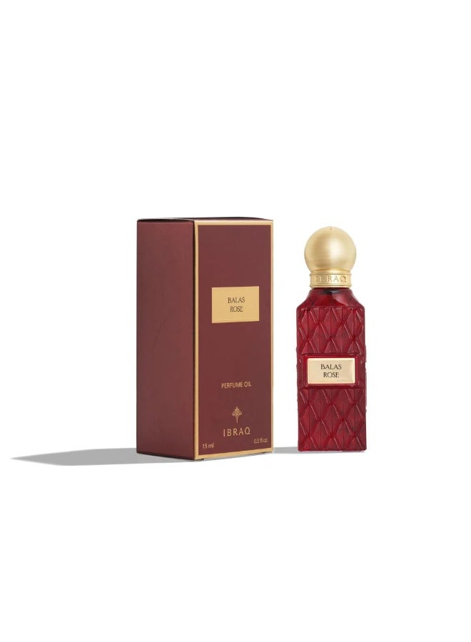 IBRAQ Balas Rose Perfume Oil 15 ml - Image 1