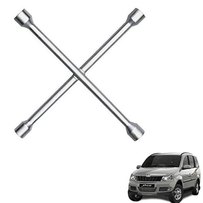 Autokaar 4 Way Car Tyre Screws Wrench Wheel Pana Spanner (17 x 18 x 19 x 21 mm) for Mahindra Xylo - Image 5