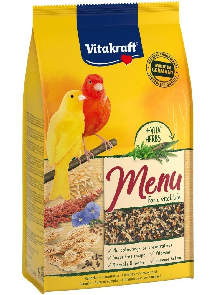 Vitakraft Canaries Birds Food With Vita Herbs - 1KG - Image 1
