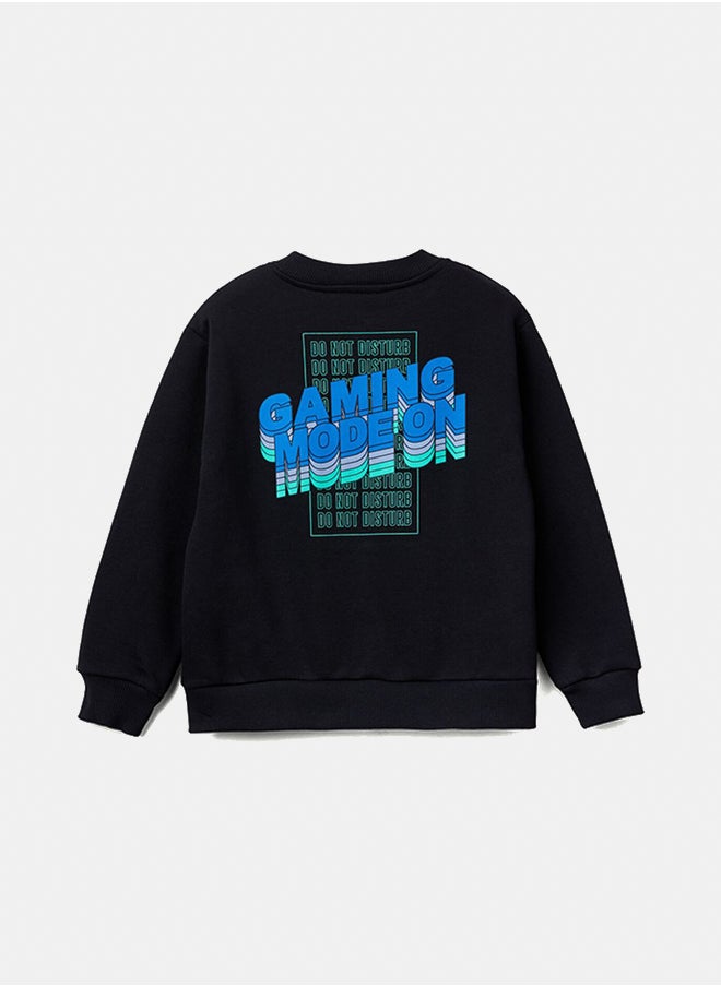 Benetton - Zip-Up Logan Print Sweatshirts - Image 1