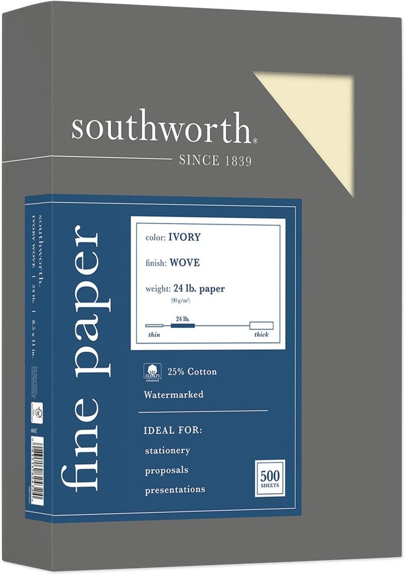 Southworth SOU404IC  Southworth 25 Cotton Business Paper - Image 1