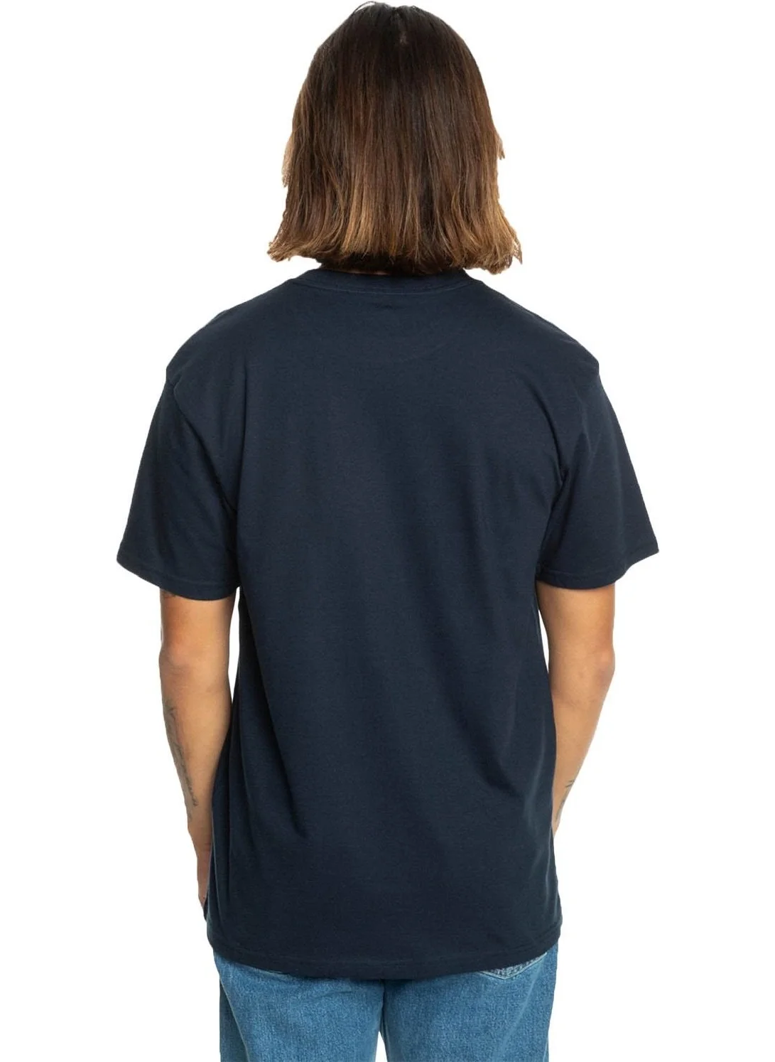 كويك سيلفر Tropical Rainbow Ss Men's Navy Blue Tshirt EQYZT07679-12818