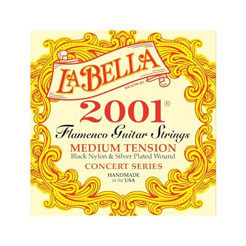 La Bella 2001 Flamenco Guitar String Medium Tension .029-.042 - Image 5