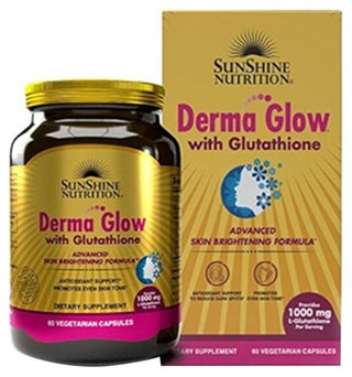 derma glow glutathione tablets SUNSHINE NUTRITION Derma Glow L-Glutathione 1000mg Capsules 60's |  Antioxidant Beauty Supplement | Daily Wellness Formula | Best Price Qatar