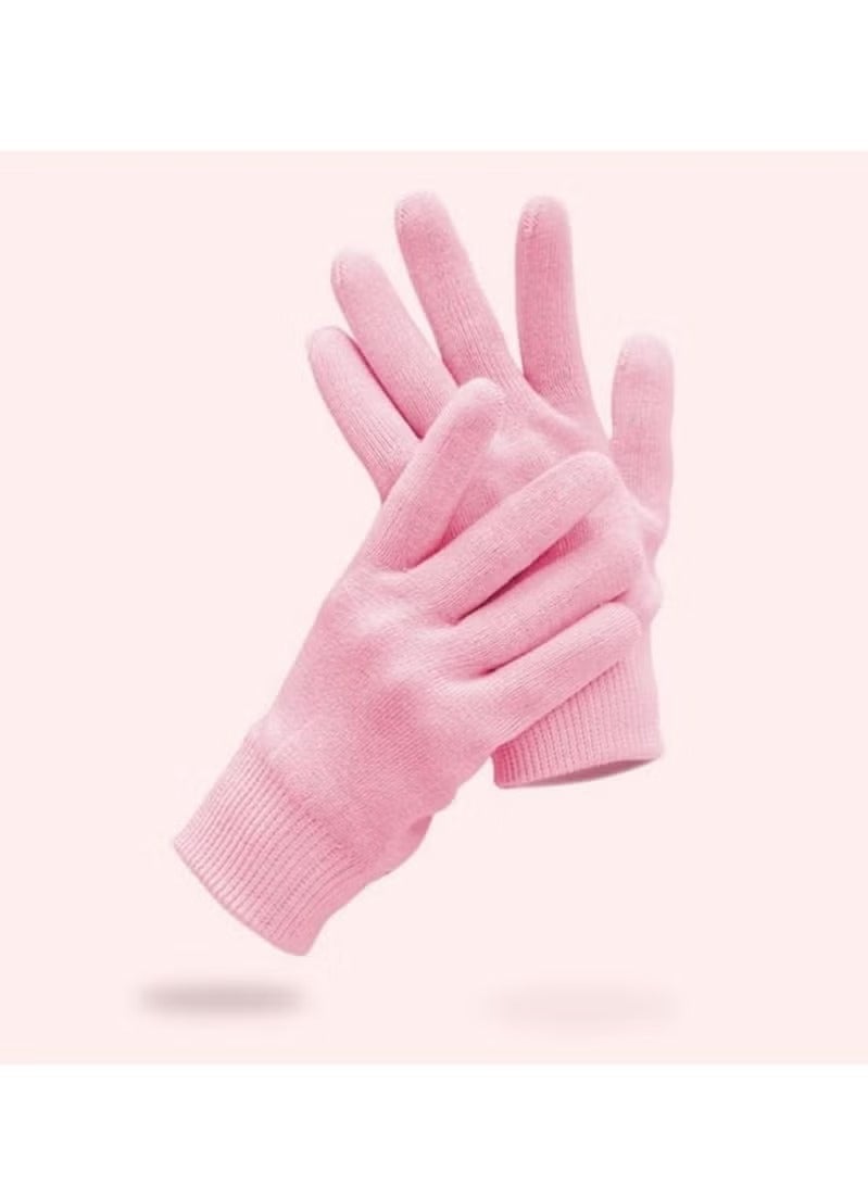 Generic Moisturizing Gel Gloves with Lavender, Jojoba & Olive Oil – Overnight Spa Treatment Gloves for Dry Hands – Deep Hydration with Vitamin E – Reusable, Soft Cotton – Multicolor – 1 Pair - Image 4