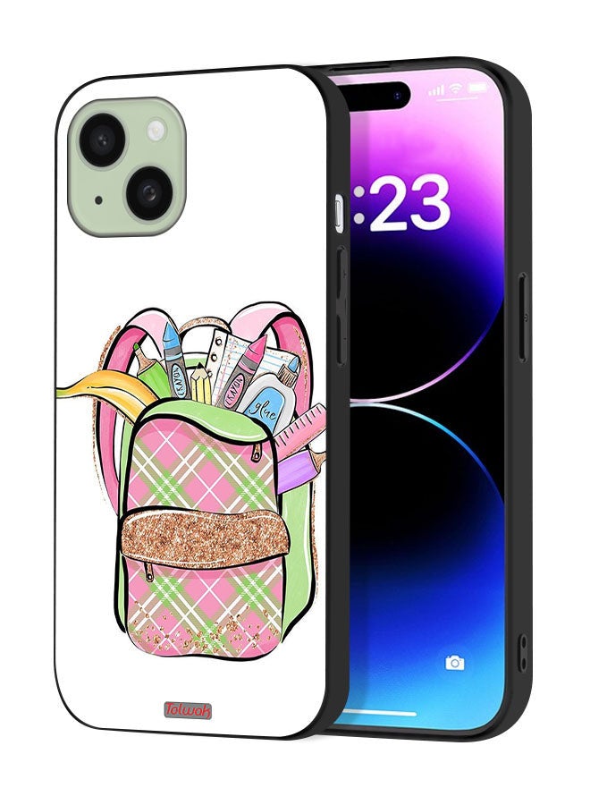 Tolwak Apple iPhone 15 Protective Case Cover Unicorn Girl Bag - Image 1