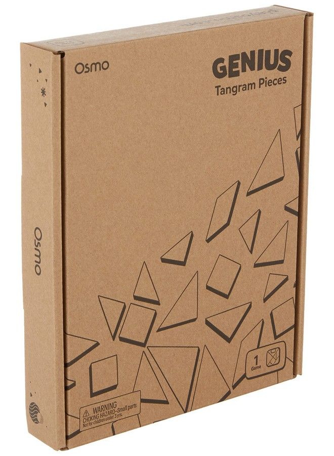 Osmo Genius Tangram For Iphone Ipad & Fire Tablet Ages 6 10 Use Shapes/Colors To Solve For Visual Puzzles (500+) Educational Learning Games Stem Toy Gifts Boy & Girl (Osmo Base Required)