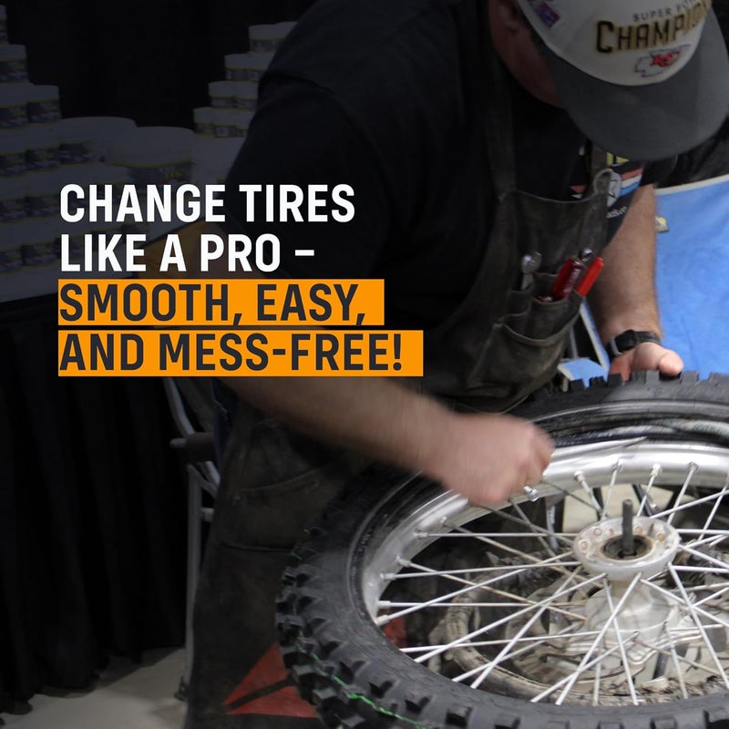 Pro Bud's Tire Changing Paste - Peerless Lubrication Tire Mounting Paste for Quick Changes and a Secure Fit - Slip-Resistant Tire Paste - 8 oz. Repeated use friendly design - Image 5
