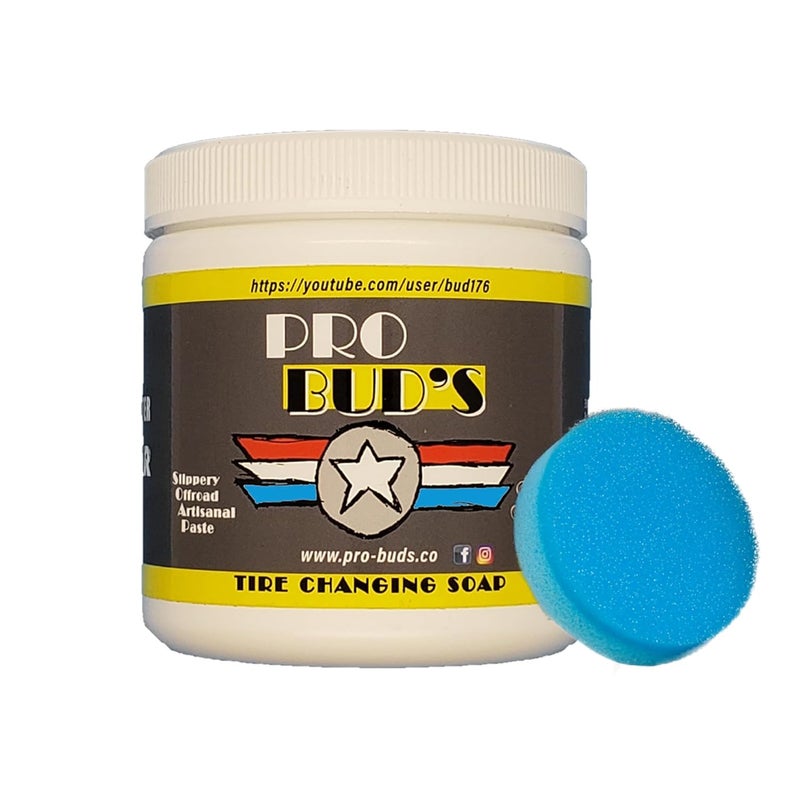 Pro Bud's Tire Changing Paste - Peerless Lubrication Tire Mounting Paste for Quick Changes and a Secure Fit - Slip-Resistant Tire Paste - 8 oz. Repeated use friendly design - Image 1