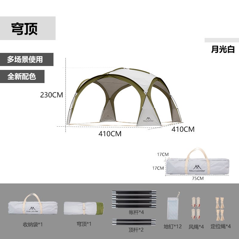 73Hours Mountain Customer Outdoor Camping Rainproof Sunshade Canopy 150D Silver-Coated Oxford Cloth Tent Ball Tent Dome Bedroom - Image 1