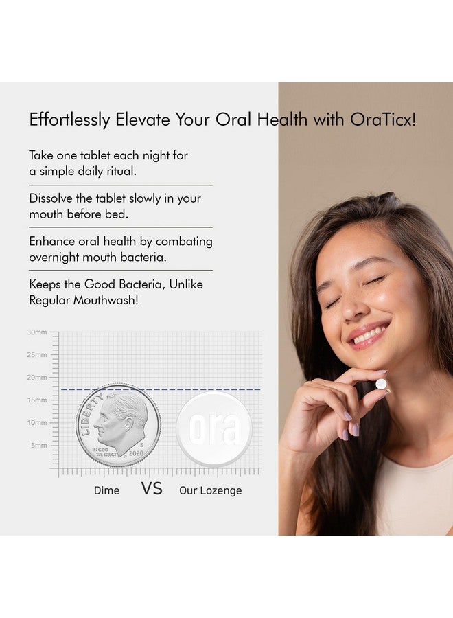 OraTicx Teeth & Gums Dental Probiotic, Naturally Supports Oral Health And Immunity, Oral Probiotics Supplement 8 Billion Cfu, Grape Flavor 30 Lozenges 1-Pk - Image 3