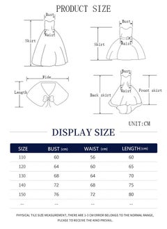 DUNISO Girls Dress, Kids Short Sleeves Lace Party Dresses with Tutu Skirt,Ball Gown, Flower Girl Dress for Princess Birthday Party  - Image 4