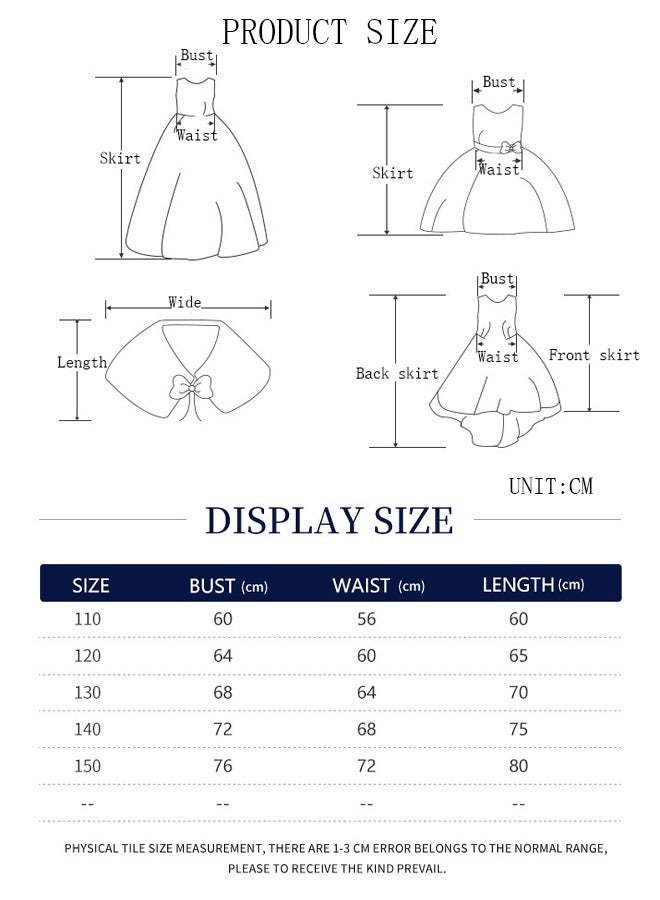 DUNISO Girls Dress, Kids Short Sleeves Lace Party Dresses with Tutu Skirt,Ball Gown, Flower Girl Dress for Princess Birthday Party  - Image 4