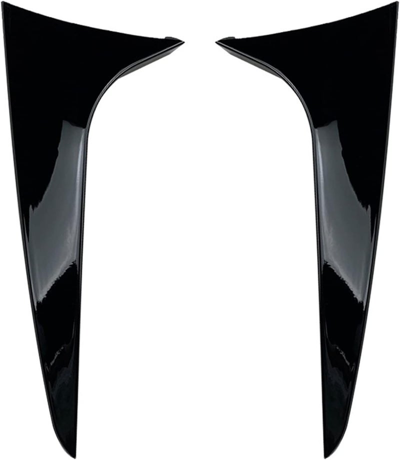 Vuzmode Glossy Black Rear Window Spoiler Trim for BMW 3 Series - Image 1