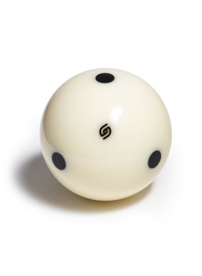Aramith Tournament Black Billiard Pool Cue Ball 2 1/4" 6 Black Dots in a Blister - Image 2