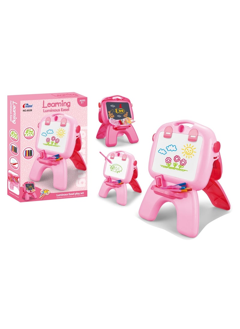 FAMILY - Drawing Board Pink Luminous Easel - Image 1