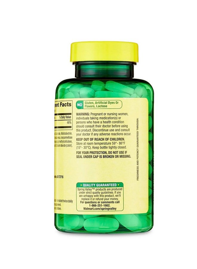 Spring Valley - Calcium 600 mg (Pack of 2) 200 Total Coated Tablets