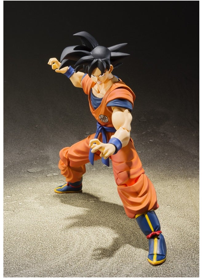 Tamashii Nations - - Dragon Ball Z - Son Goku -A Saiyan Raised On Earth-, Bandai Spirits S.H.Figuarts Action Figure - Image 1