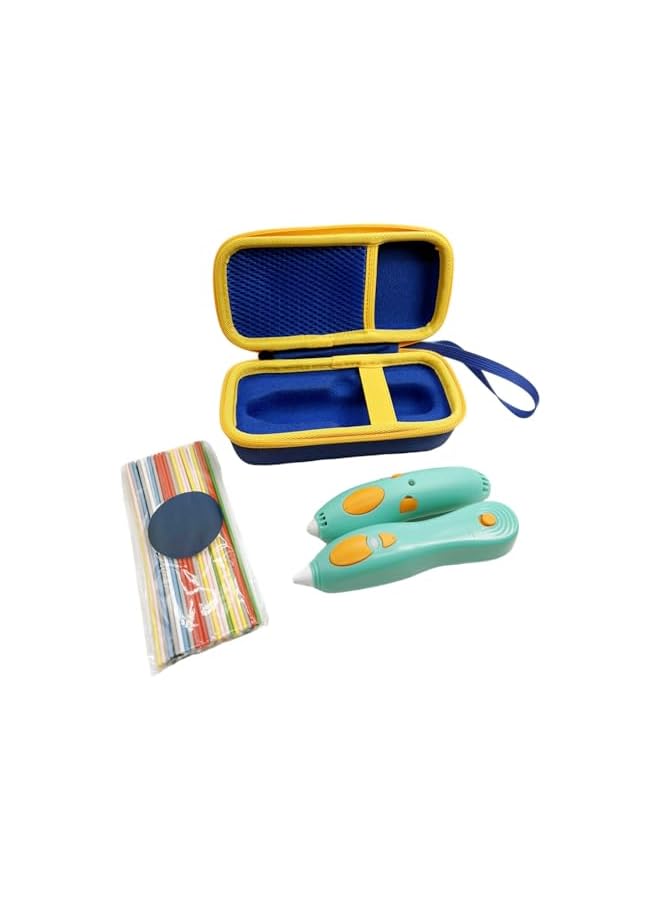 حقيبة Case for Start+ Essentials 2023 2024 لمجموعة أقلام الطباعة ثلاثية الأبعاد، وموفر تخزين لحنكات الطباعة، وكابلات USB وغيرها من الملحقات، مع حزام للمعصم. - Image 4
