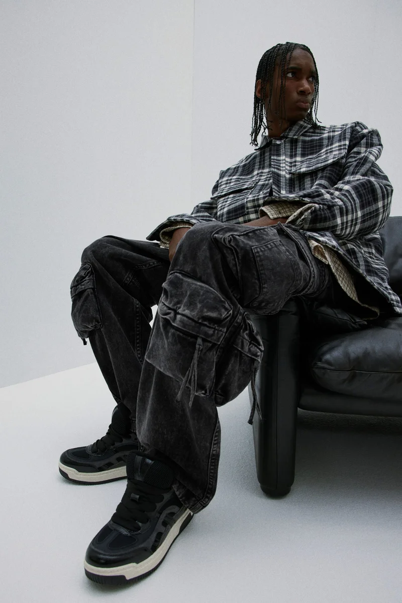 H&M Loose Cargo Jeans