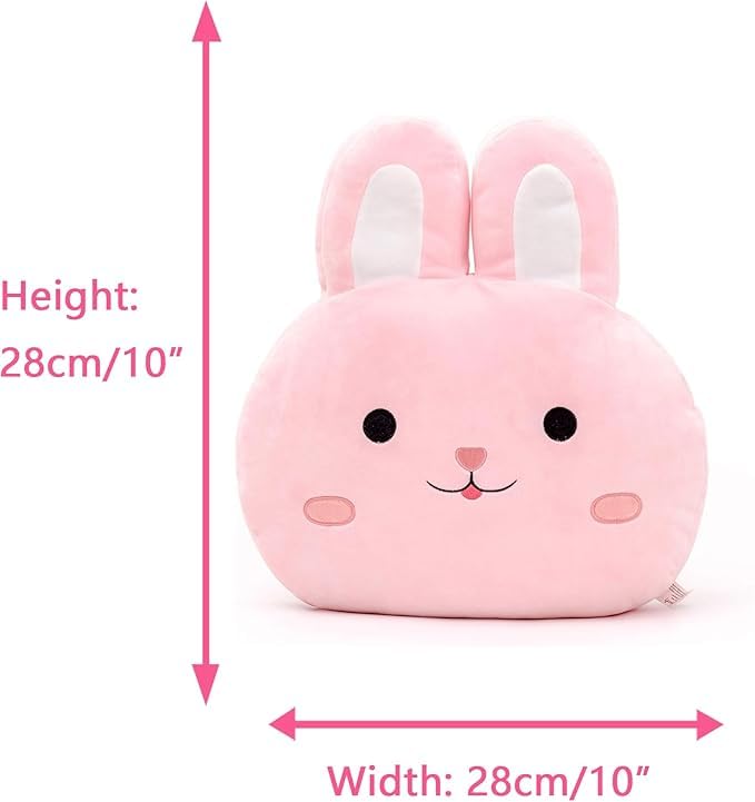 Lazada Easter Bunny Rabbit Pillow Toys Bunny Rabbits Gifts Pink Bunnys Plush 10 Inches - Image 3