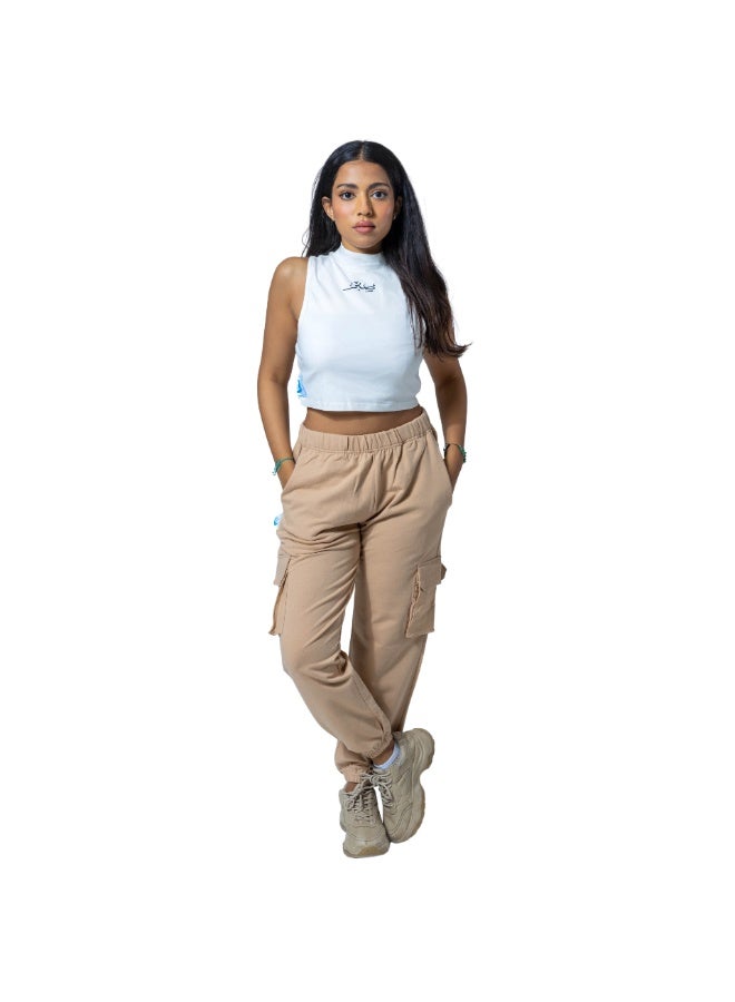 pants - Beige - Image 4