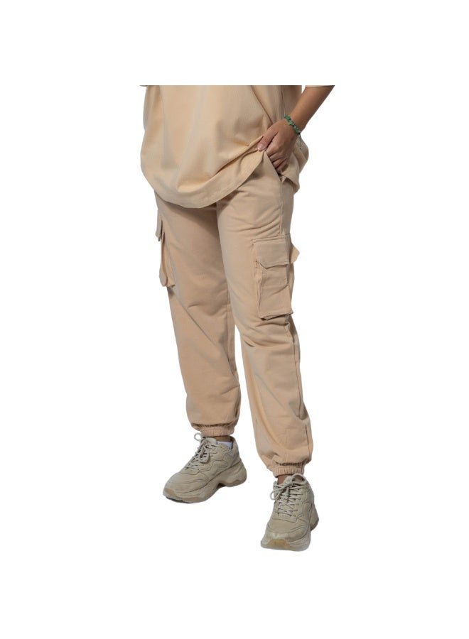 pants - Beige - Image 2