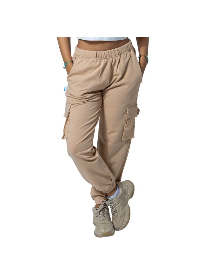 pants - Beige - Image 1