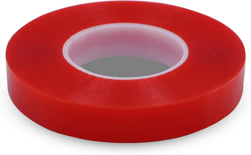 Double-Sided Acrylic Tape - Red, 19 mm x 50 m - Image 3