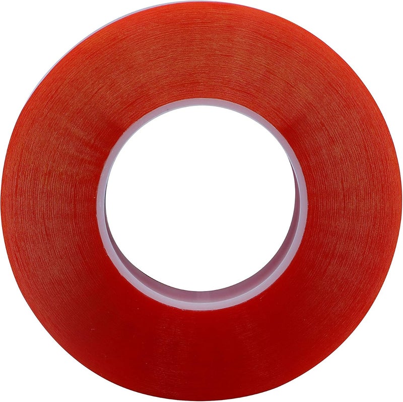 Double-Sided Acrylic Tape - Red, 19 mm x 50 m - Image 2