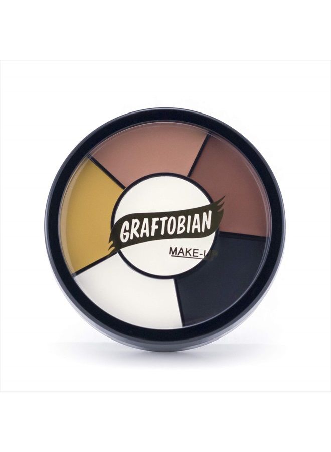 Graftobian Cat Wheel Professional Cream Makeup 1oz/28g 5 Color Character Makeup Circle