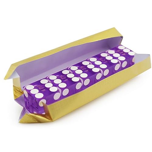 CGS Casino Style Craps Dice Sets - 19mm Professional Grade AAA Serialized Security with Razor Edges - Purple - from CGS - Image 2